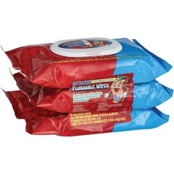 H-E-Buddy Flushable Baby Wipes - Melonberry, 3 pk