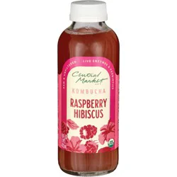 Central Market Organic Kombucha - Raspberry Hibiscus
