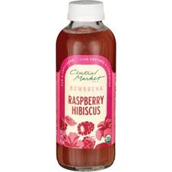 Central Market Organic Kombucha - Raspberry Hibiscus