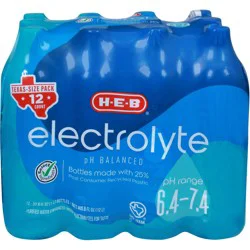 H-E-B Electrolyte Water 12 pk Bottles - Texas-Size Pack