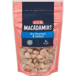 H-E-B Salted Dry Roasted Macadamia Nuts