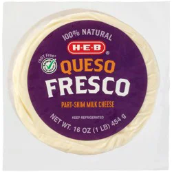 H-E-B Queso Fresco Part-Skim Milk Cheese