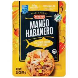 H-E-B Wild Caught Seasoned Chunk Light Tuna Pouch - Mango Habanero