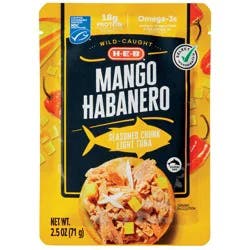 H-E-B Wild Caught Seasoned Chunk Light Tuna Pouch - Mango Habanero