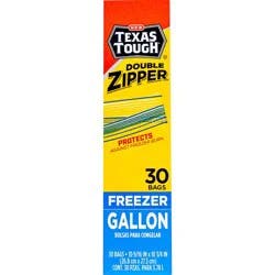 H-E-B Texas Tough Double Zipper Gallon Freezer Bags