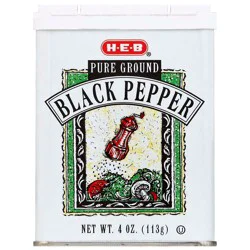 H-E-B Pure Ground Black Pepper