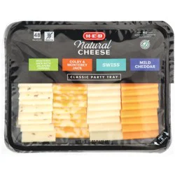 H-E-B Classic Party Tray - Sliced Cheese