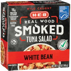 H-E-B Wild Caught Real Wood Smoked Tuna Salad - White Bean