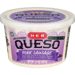 H-E-B Pork Sausage Queso Dip - Medium Spicy