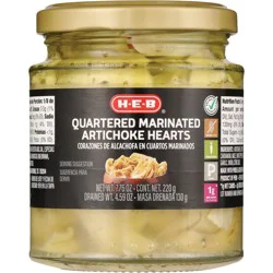 H-E-B Quartered Marinated Artichoke Hearts