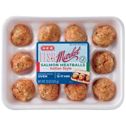 H-E-B Fish Market Salmon Meatballs - Italian Style