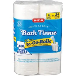 H-E-B Twice As Soft Toilet Paper
