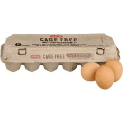 H-E-B Grade A Cage Free Jumbo Brown Eggs