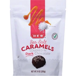H-E-B Dark Chocolate-Covered Sea Salt Caramels