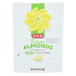 H-E-B Lemon White Chocolate-Covered Almonds