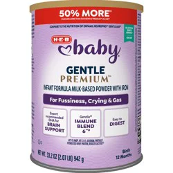 H-E-B Baby Milk-Based Infant Formula - Gentle