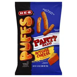 H-E-B Intense Cheese-Flavored Cheese Puffs - Party Size