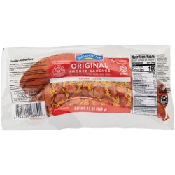 Hill Country Fare Smoked Sausage Links - Original