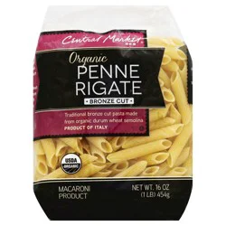 Central Market Organic Penne Rigate Bronze Cut Pasta