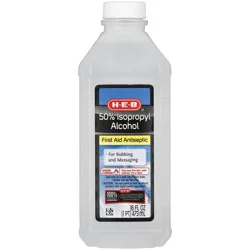 H-E-B 50% Isopropyl Alcohol
