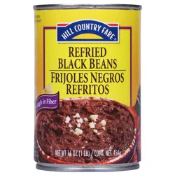 Hill Country Fare Refried Black Beans