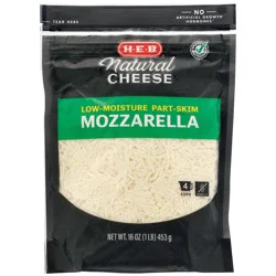 H-E-B Low Moisture Part-Skim Mozzarella Shredded Cheese