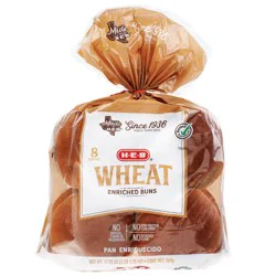 H-E-B Wheat Hamburger Buns
