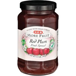 H-E-B More Fruit Red Plum Fruit Spread