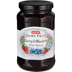 H-E-B More Fruit Cherry & Blueberry Fruit Spread