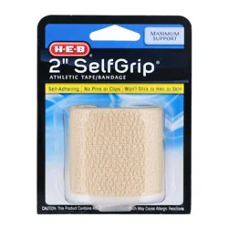 H-E-B 2 Inch SelfGrip Athletic Tape/Bandage