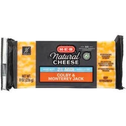 H-E-B Reduced Fat Colby & Monterey Jack Cheese