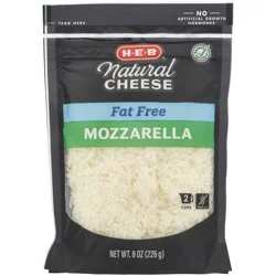 H-E-B Fat Free Mozzarella Shredded Cheese