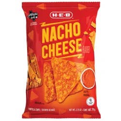 H-E-B Nacho Cheese-Flavored Tortilla Chips