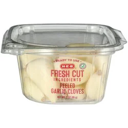 H-E-B Fresh Peeled Garlic Cloves - Single Serve