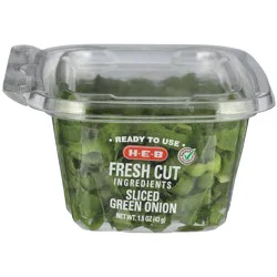 H-E-B Fresh Sliced Green Onion - Single Serve