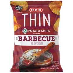 H-E-B Thin Potato Chips - Barbecue