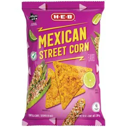 H-E-B Mexican Street Corn Flavored Tortilla Chips