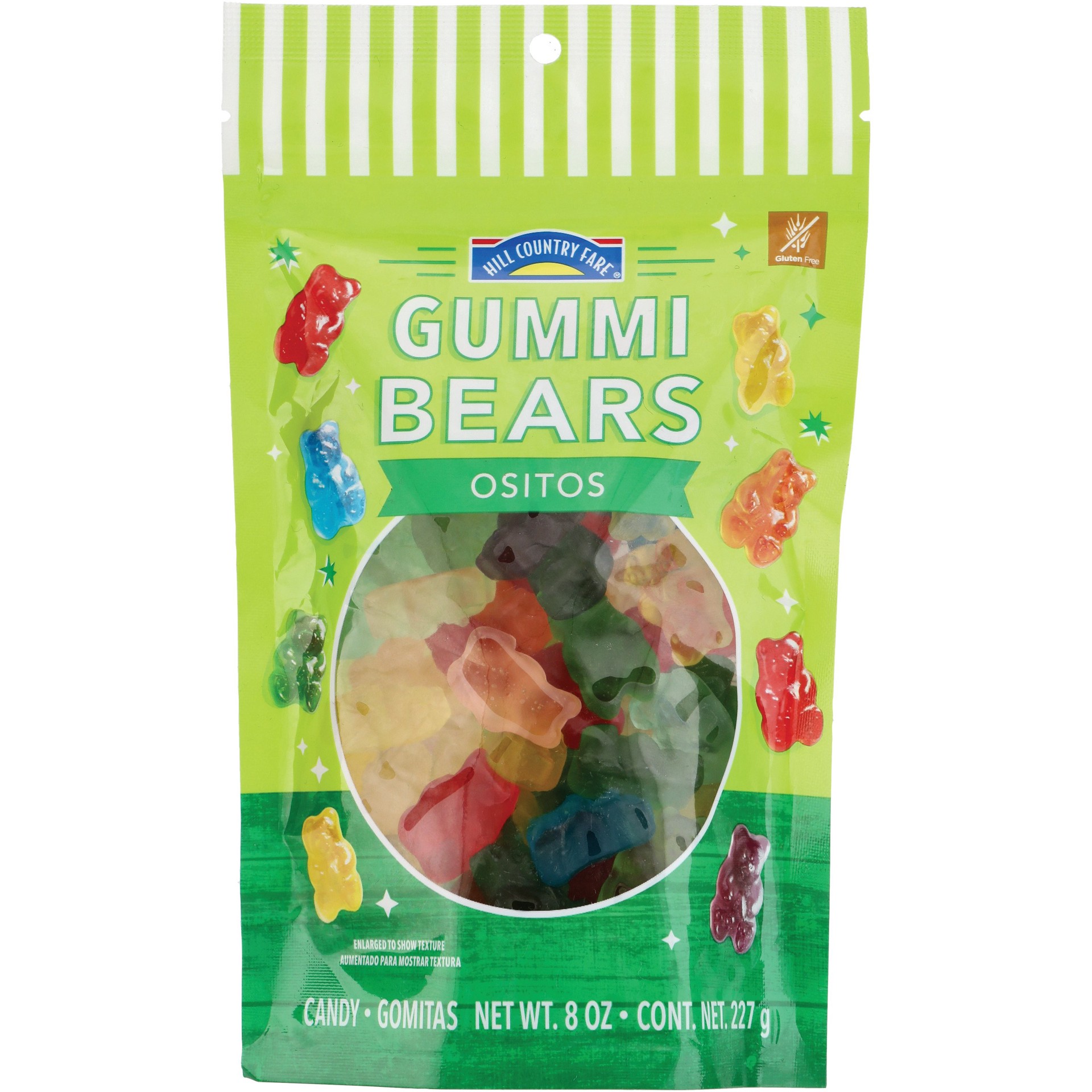 slide 1 of 1, Hill Country Fare Gummi Bears, 8 oz