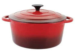 Cocinaware Enamel Cast Iron Dutch Oven – Red
