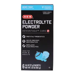 H-E-B Electrolyte Powder Packets - Berry Frost