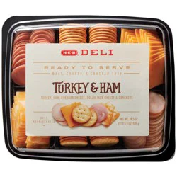H-E-B Deli Party Tray - Turkey & Ham