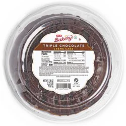 H-E-B Bakery Triple Chocolate Crème Cake