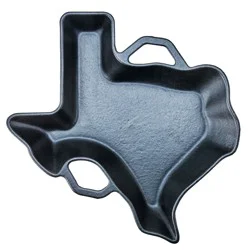 Cocinaware Pre-Seasoned Texas Shape Cast Iron Pan