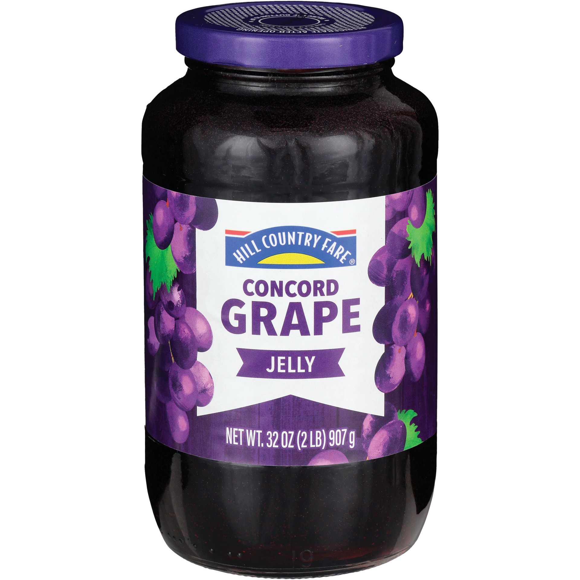 slide 1 of 1, Hill Country Fare Concord Grape Jelly, 32 oz