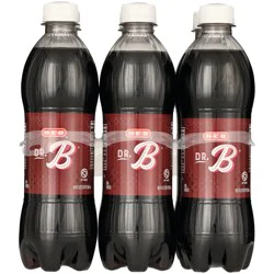 H-E-B Dr. B Soda 6 pk Bottles