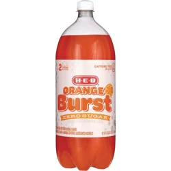 H-E-B Zero Sugar Orange Burst Soda