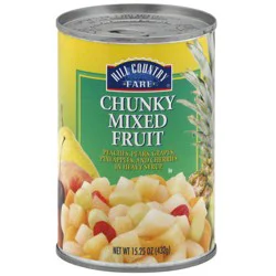 Hill Country Fare Chunky Mixed Fruit – Heavy Syrup