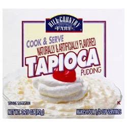 Hill Country Fare Cook & Serve Tapioca Pudding Mix