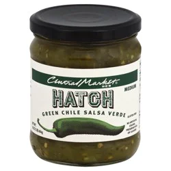 Central Market Hatch Green Chile Medium Salsa Verde