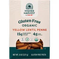 Higher Harvest by H-E-B Gluten Free Organic 15g Protein Yellow Lentil Penne Pasta Noodles